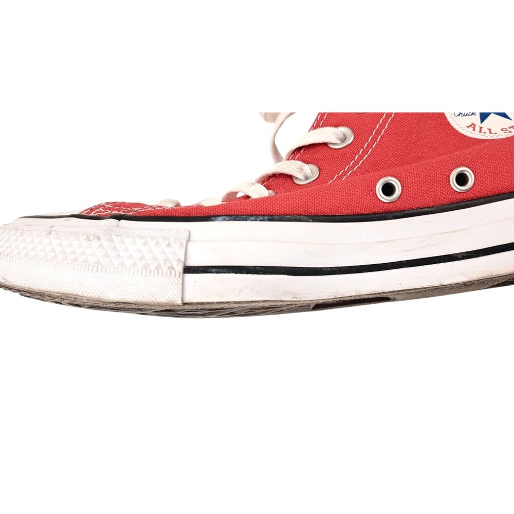 Converse Chuck Taylor All Star Red High-Top Sneakers Women Size 9 Men 7 Canvas - Picture 7 of 12